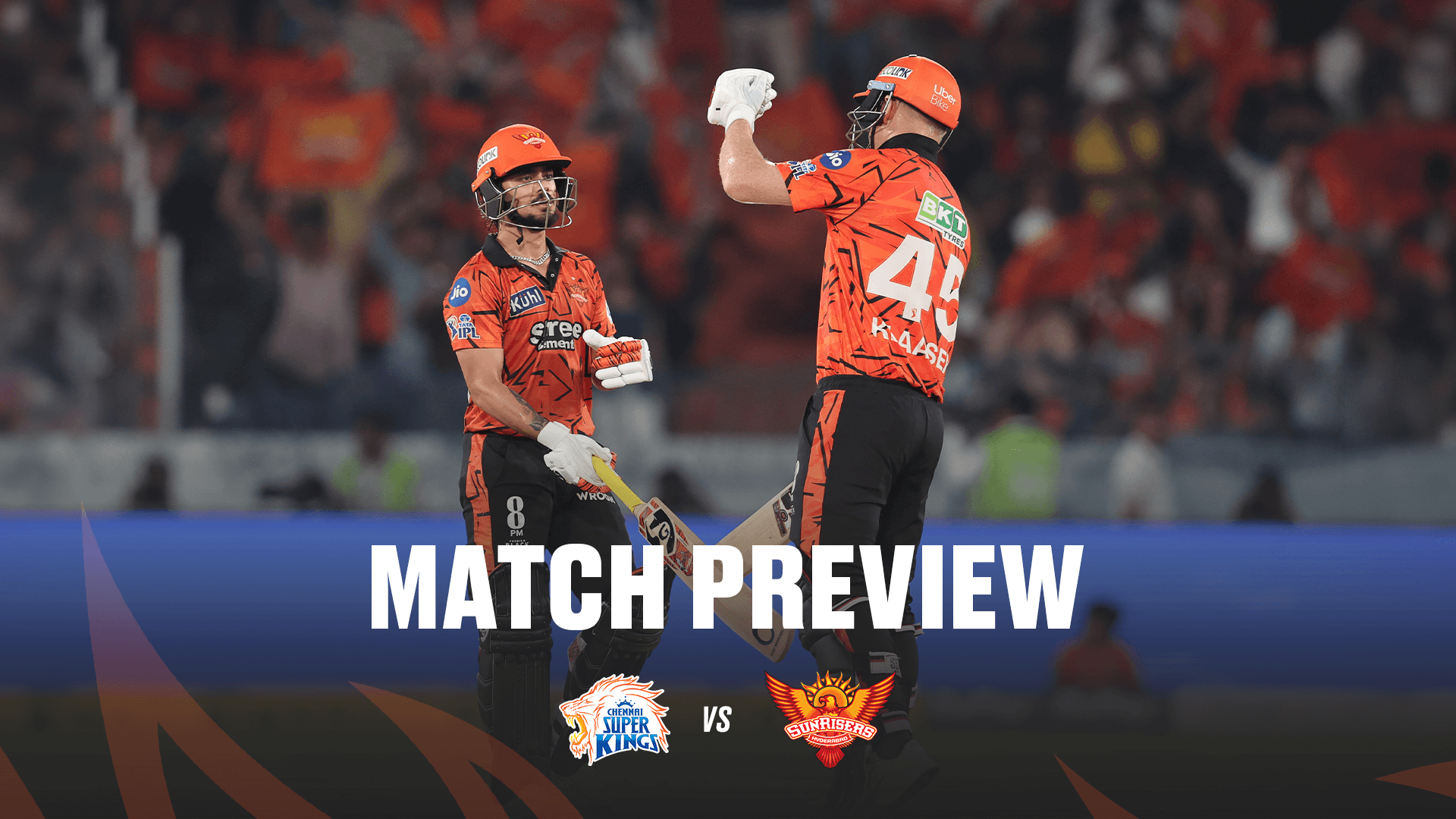TATA IPL 2026: Chennai Super Kings vs SunRisers Hyderabad, Match 63 - Preview