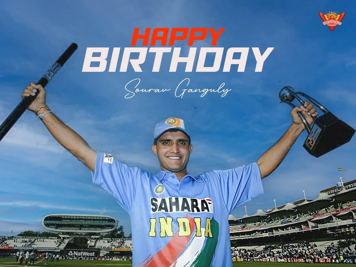 Birthday wishes to the forever DADA of Indian cricket ๐๐