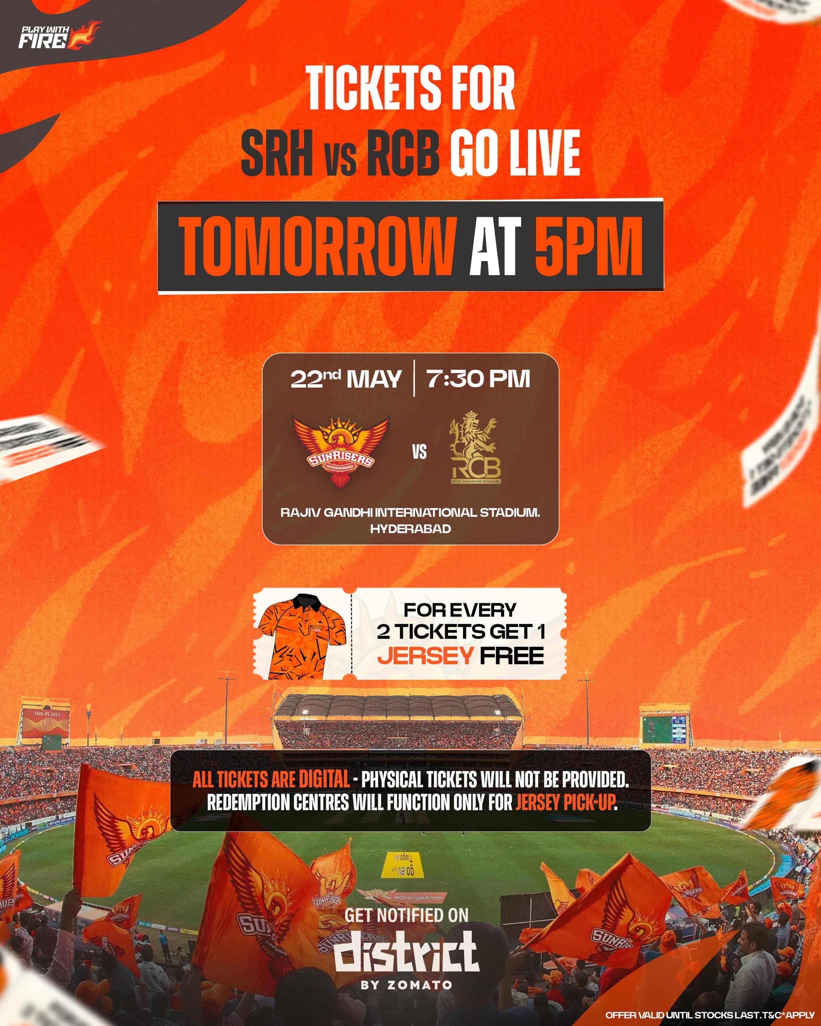 Time to paint Uppal Orange one final time this season 🧡💪
Get notified on @districtupdates | Link in bio